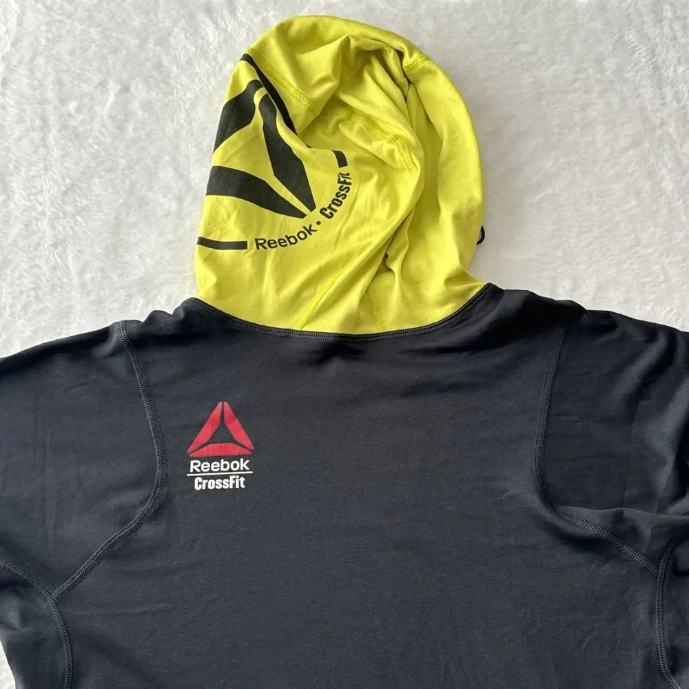 Reebok CrossFit  Pullover Men S Athletic Hoodie Long Sleeve Pockets‎ Lightweight - Picture 12 of 14